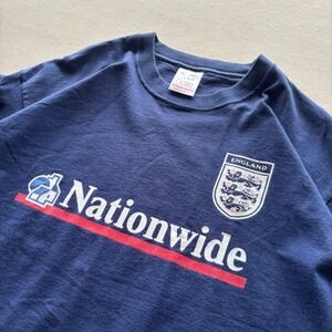 Vintage 90s England Soccer Nationwide T-shirt